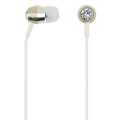 kate spade new york In-Ear Headphones with Mic/Remote Crystal/Gold/Silver/White